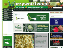 Tablet Screenshot of e-warzywnictwo.pl